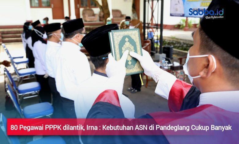 (PPPK) Kabupaten Pandeglang dilantik