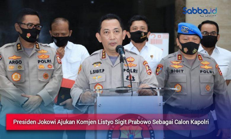 Komjen Listyo Sigit Prabowo sebagai calon Kapolri pengganti Jendral Polisi Idham Azis.