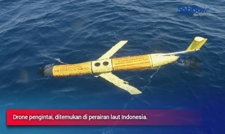 Drone pengintai bawah air yang ditemukan jauh di dalam perairan indonesia