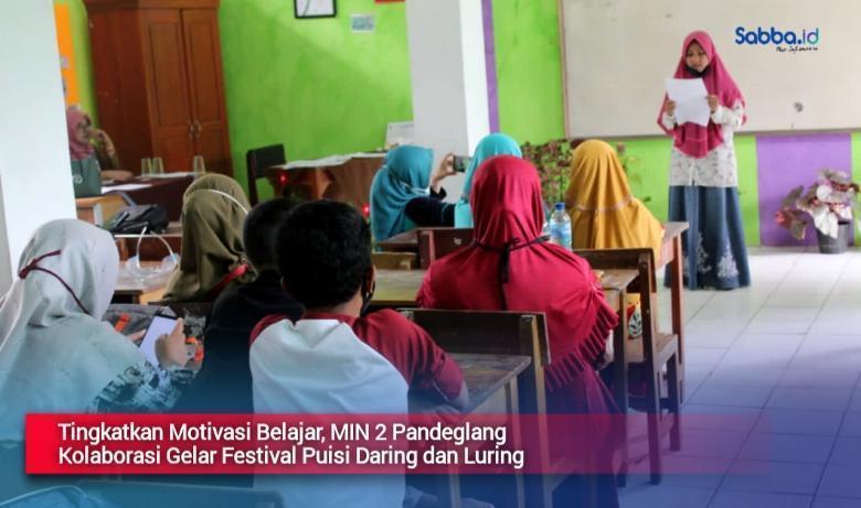 MIN 2 Pandeglang Kolaborasi Gelar Festival Puisi Daring