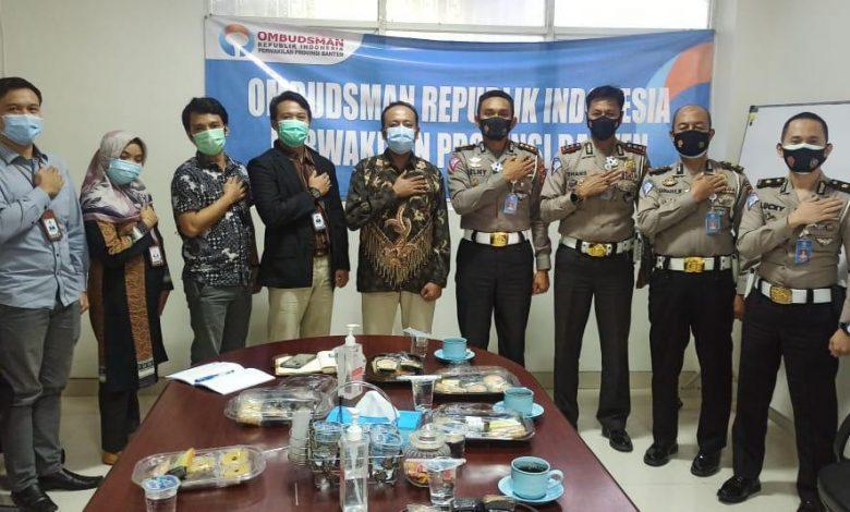 Ombudsman Banten Terima Kunjungan Ditlantas Polda Banten
