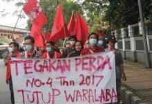(GMNI) Pandeglang mengelar aksi unjuk rasa